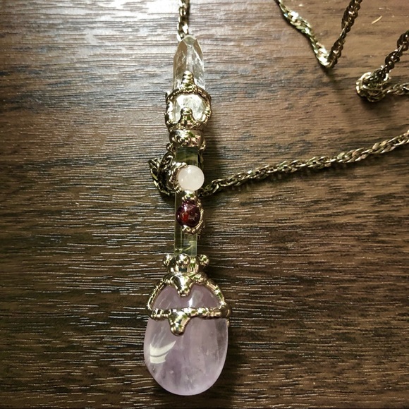 Necklace -  Crystal Wand - Picture 6 of 6